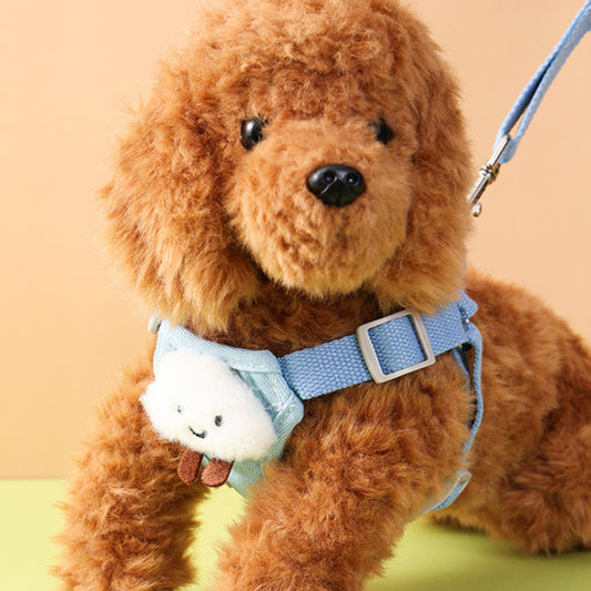 Cat Leash Small Dog Leash for LeashWalking Cats Anti-Escape Leash for Going Out Special Cat Walking Vest Pet Chest Strap Small Pet Safety Protection Leash for Rabbit Guinea Pig and Collie Duck